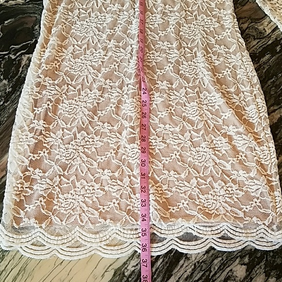 Enchanted Sugar Swizzle Lace Overlay Dress - Picture 6 of 7